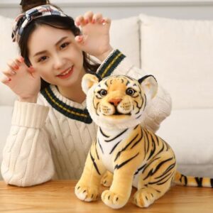 Tigre de Pelúcia 23 cm — Fofo, Macio e Perfeito para Presentear