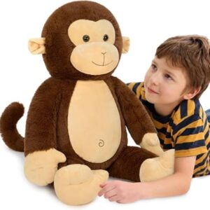 Macaco de Pelúcia Gigante 76 cm — Super Macio e Perfeito para Abraçar