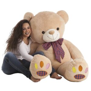 Urso de Peluche Gigante 150 cm — Macio, Fofo e Perfeito para Surpreender